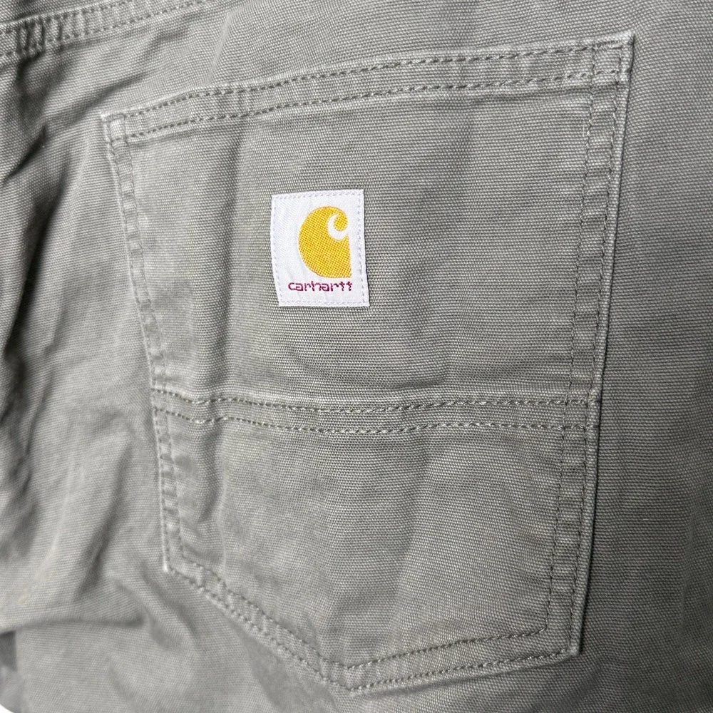 Carhartt Relaxed‎ Fit Men's Work Pants Khaki Size 36x30 Utility Cargo